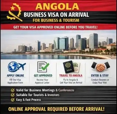 Angola business visa on arrival online